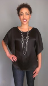 Looks great with a nice necklace