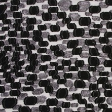 Italian sheer dots silk blend organza from Mood Fabrics