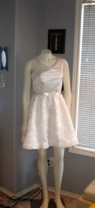 added a satin ribbon at the waist