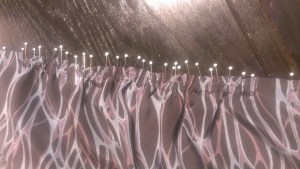 Using many pins to gather the yoke.