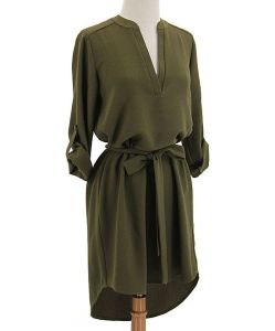 Open placket dress Zulily