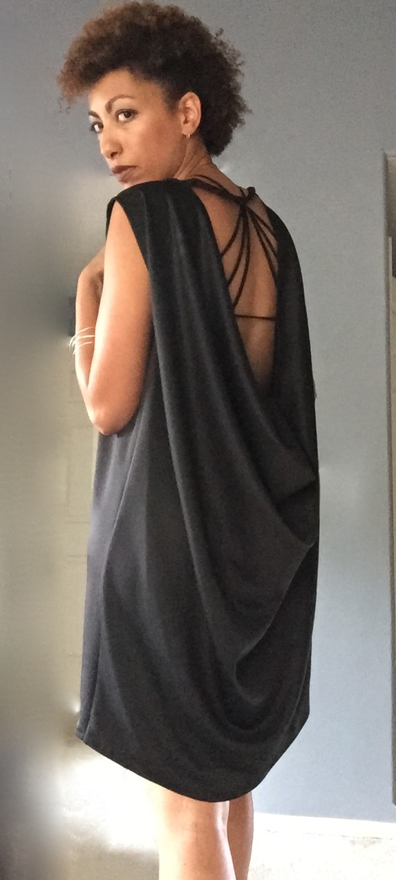 Draped Back Jersey&nbsp;Dress