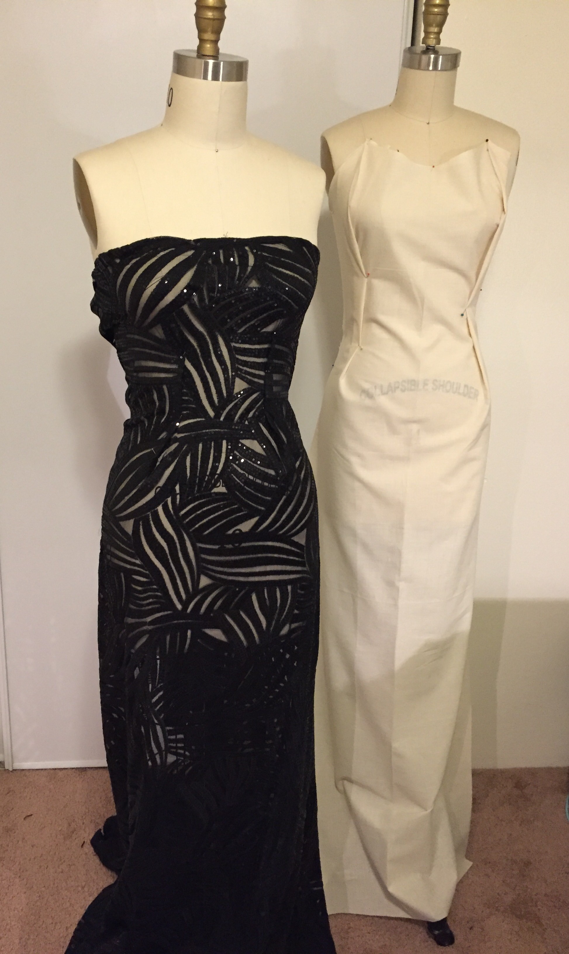 draped and muslin V2237