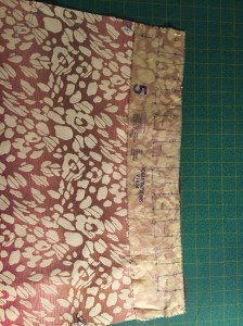 Pleat Guide Pattern Piece