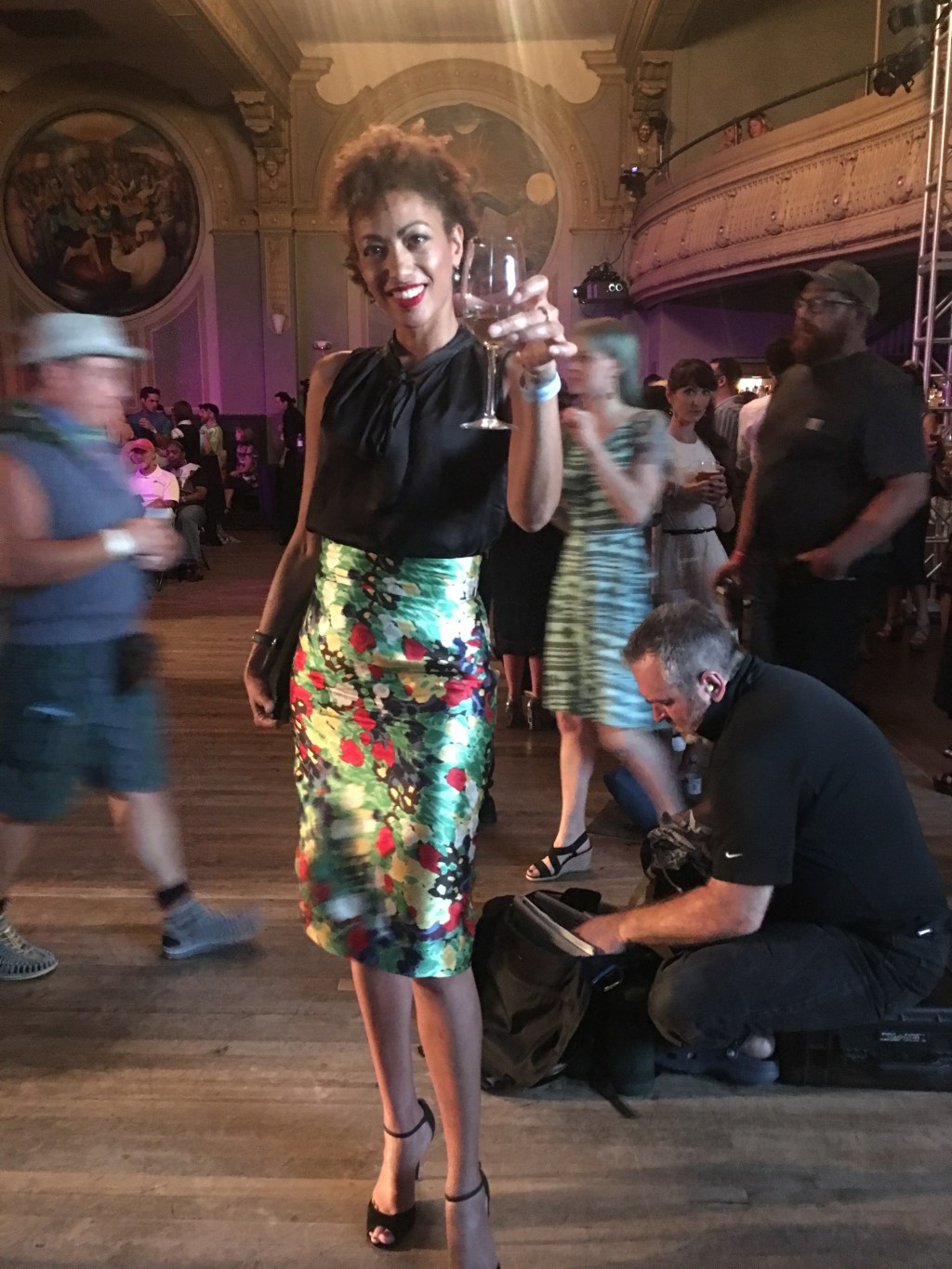 Floral Print High-Waist Pencil&nbsp;Skirt