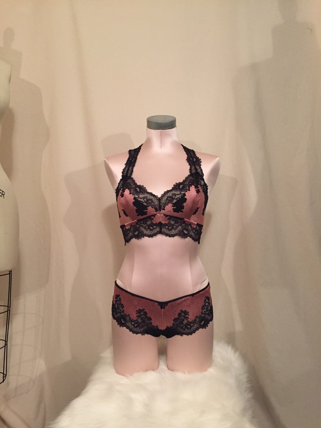 Lace Racer Back Bra and Cheeky&nbsp;Panties