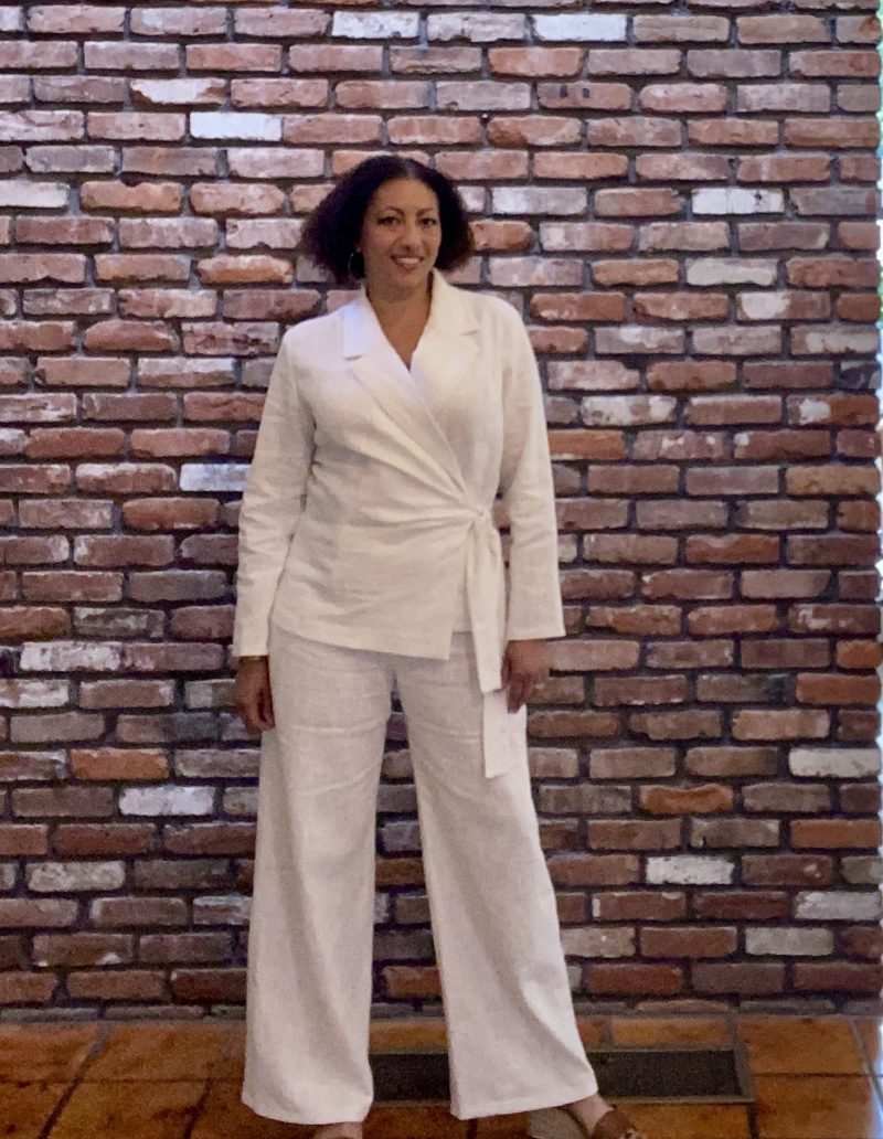 A Crisp White&nbsp;Suit